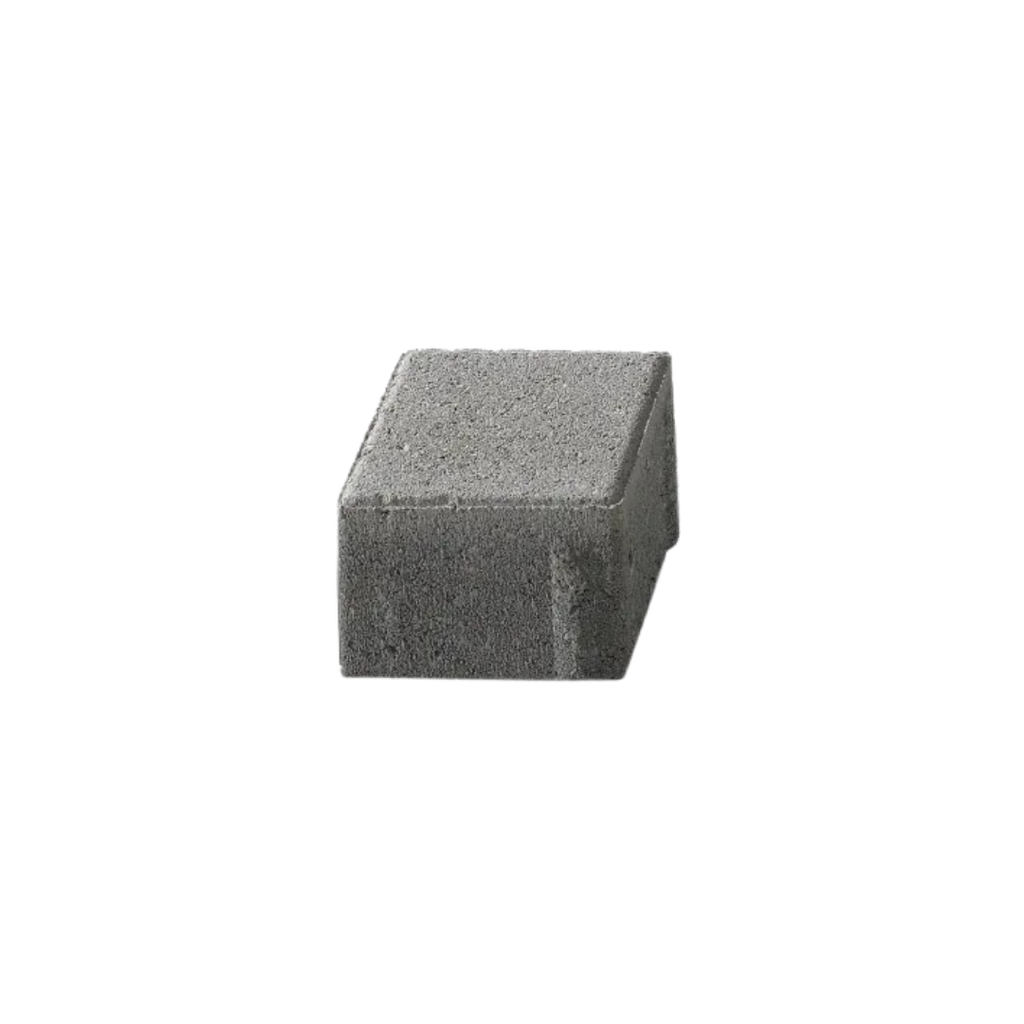 Remplissage en pavés gris béton de dalles PAV®